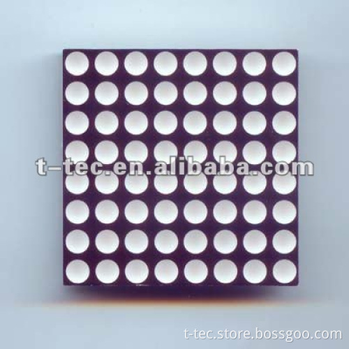 1.9mm 8x8 blue LED dot matrix